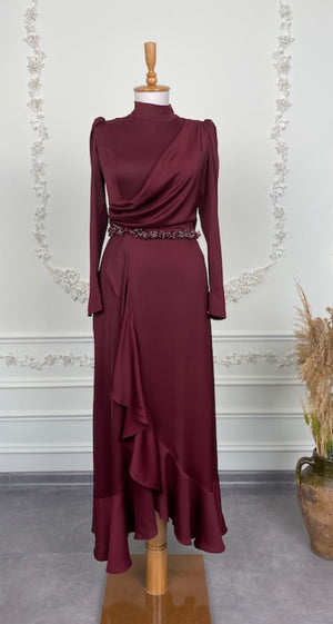 NAJMIYAT SATIN DRESS