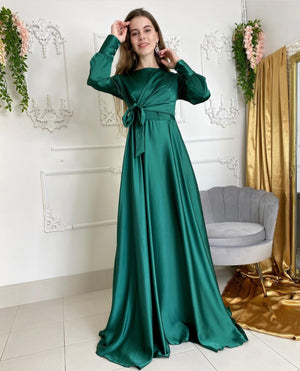 SABRINA SATIN DRESS