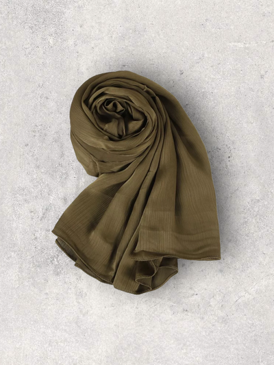 LUXE SATIN CREPE - OLIVE