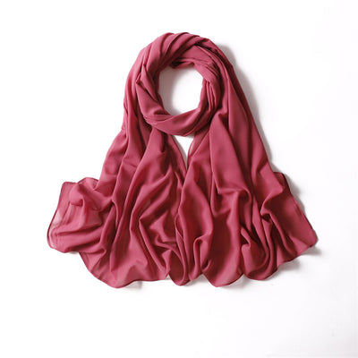 RASPBERRY CHIFFON SHAWL