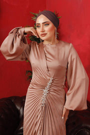 SOFIA SATIN DRESS