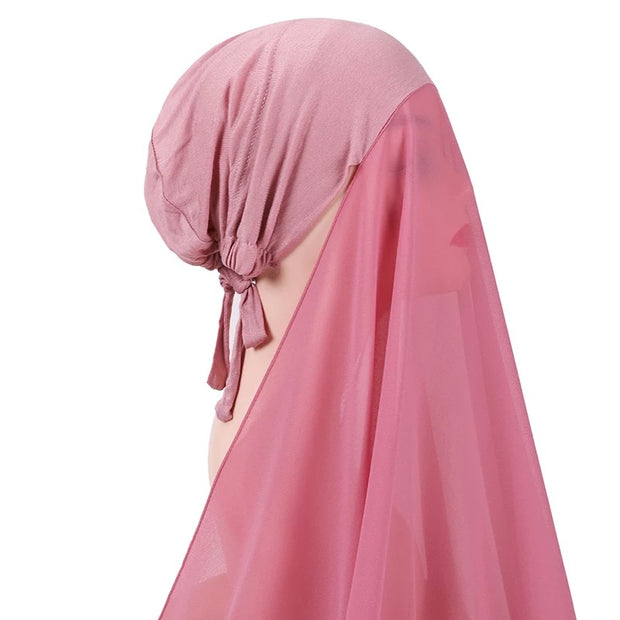 Instant Hijab with Adjustable cap