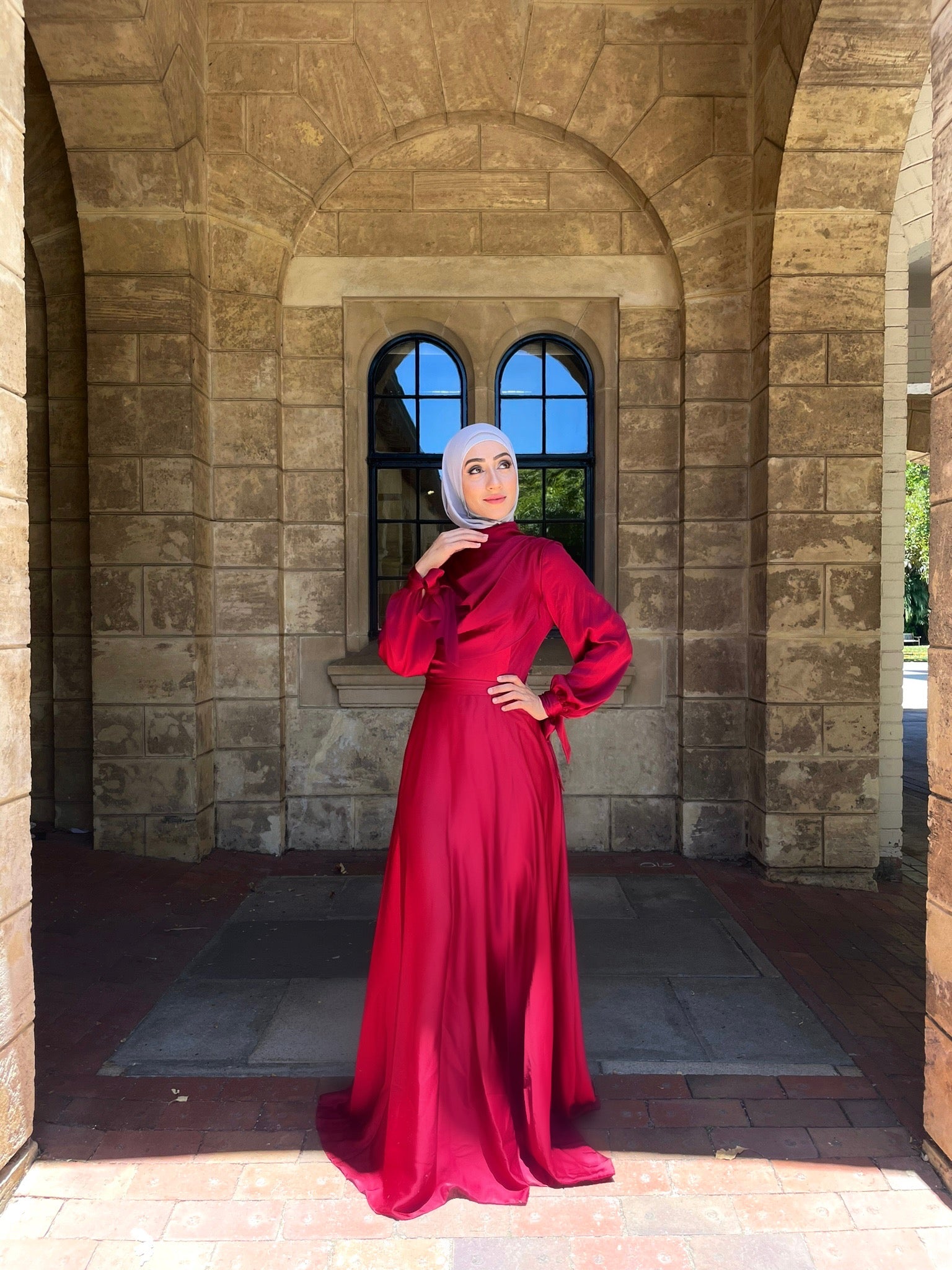 ANAYA SATIN DRESS