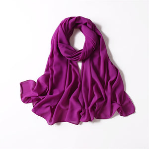 MAGENTA CHIFFON SHAWL