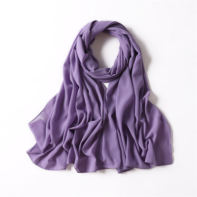 HEATHER CHIFFON SHAWL