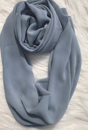 Luxe crepe  - Blue Grey