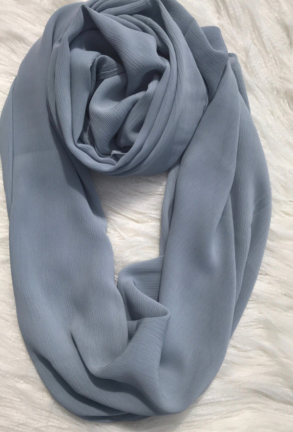 Luxe crepe  - Blue Grey